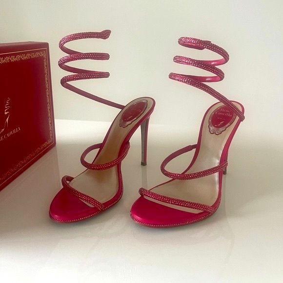 Gardenia Pink / Heels / Renee Caovilla / 100% Authentic / Size: 8 US / C10416 - Picture 9 of 9